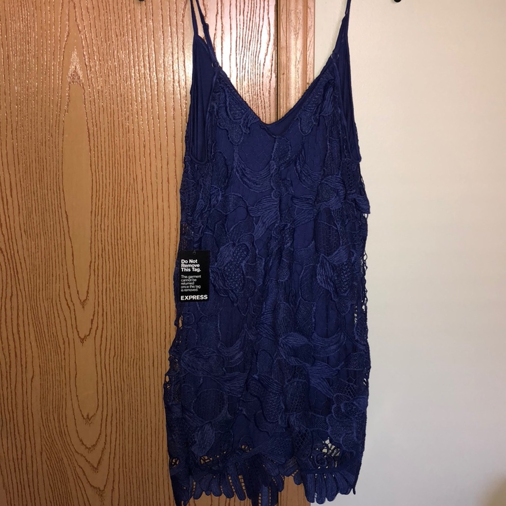 NWT Express lace sheath dress. Size Large